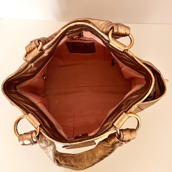 Coach Vintage Metallic RoseGold Soho Leather Handbag - Picture 5 of 6